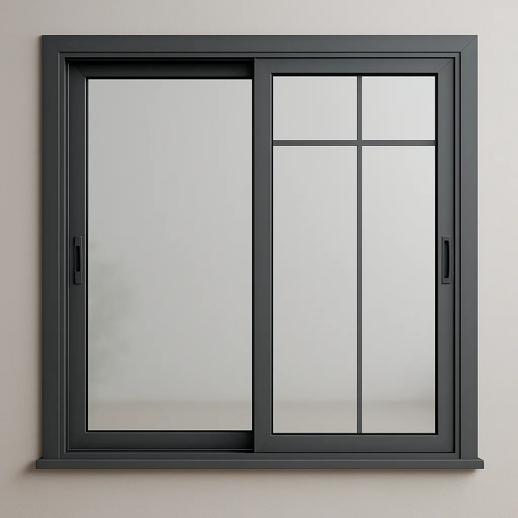 Aluminium system window installation Pune - premium villa windows